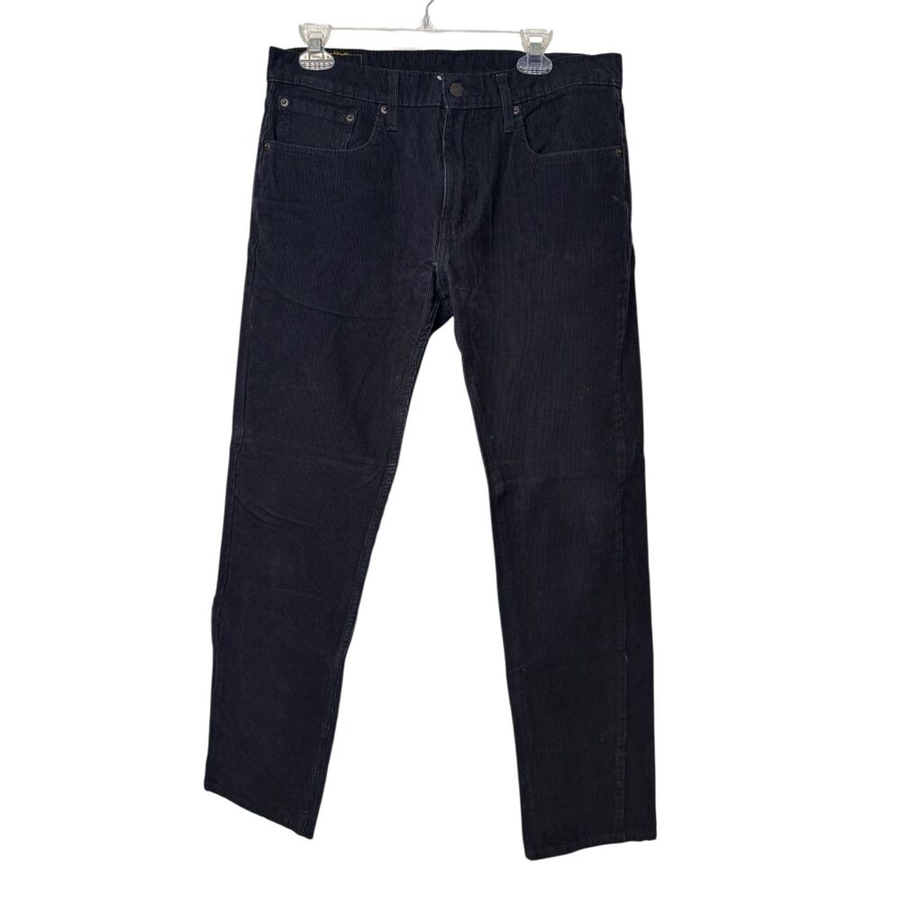 Levi’s 502 Black Corduroy Pants 32X34 Mens Classic